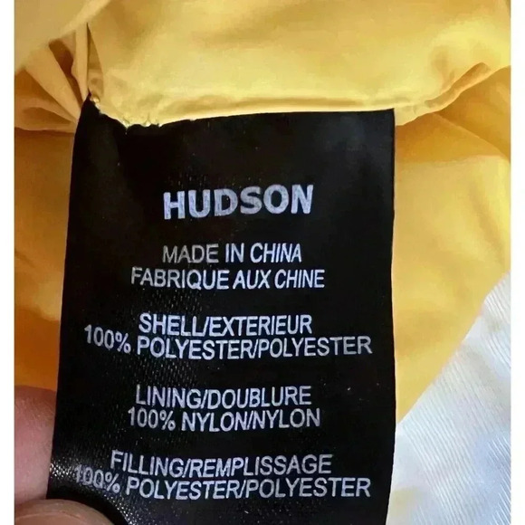 Hudson Quilted Puffer Trucker Jacket Coat Free Thinkers Women Medium NEW - Picture 7 of 8